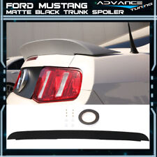 For 10-14 Ford Mustang Gt 500 Cobra Matte Black Trunk Spoiler Wing Duck Tail Abs