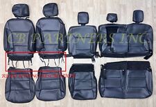 Oem Ford F150 Crew Cab Black Leather Seat Upholstery Set Fits 2021 2022 2023