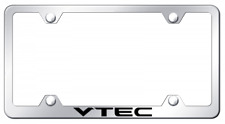 Honda Vtec Laser Etched Logo Wide Body License Plate Frame Official Licensed