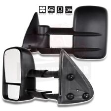 Power Heated Door Towing Mirrors Side Pair Set For Chevy Gmc Truck 1999-2002