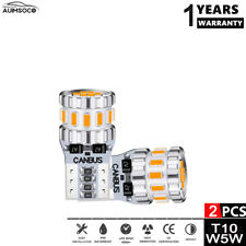 T10 Car Bulbs Led Error Free Canbus Smd Orange Light W5w 501 Side Light Bulb Gb