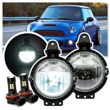 Pair Led Fog Light Bumper Driving Lamp For 07-15 Mini Cooper R55 R56 R57 R58 R59