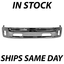 New Chrome - Steel Front Bumper Face Bar For 2013-2018 Ram 1500 Pickup With Fog