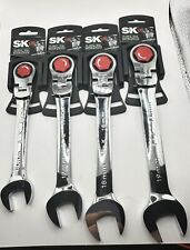 Sk Tools 4pc Metric Locking G-pro Flex Ratcheting Wrench Set New Old Stock