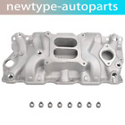 Aluminum Dual Plane Intake Manifold For Chevy 350 1955-1995 Small Block