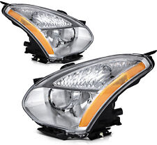 For Nissan For Rogue 2008-2013 Headlights Assembly Pair Front Chrome Housing