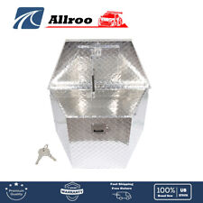 29 Aluminum Diamond Plate Box Tool For Truck Bed Rv Trailer With Lock Keys