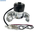 Small Block Chevy Electric Water Pump 283-327-400 Sbc High Volume Flow Chrome