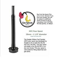 Mfc Scepter Nato Jerry Can Donkey Dick Spouts Diesel 28mm Nozzle High Flow