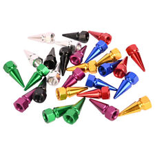 7 Color Metal Spike Wheel Valve Stem Tire Caps For Carbiketruck Dust Cover
