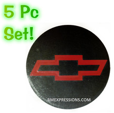 Chevy Bowtie Wheel Center Cap 3.25 Overlay Decals Choose Your Colors 5 In A Set