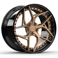 19 20 Dl12 Forged Gloss Black Bronze Wheels For C7 Corvette Z06 Grand Sport