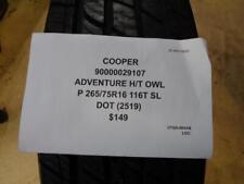 Cooper Adventure Ht Owl P 265 75 16 116t Sl All Terrain Tire 90000029107 Bq3