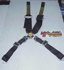 Sabelt Camloc Quick Release Buckle Harness Black 4 Point Seat Belts For 1 Seat