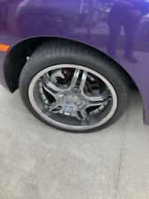 Chrome Ruff Racing Rims With Mounted Pirelli Tires