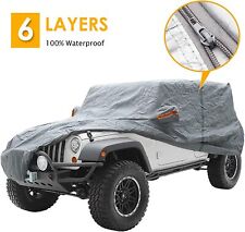 6 Layers Car Cover For 2 Door Jeep Wrangler Cjyj Tj Jk Jeep Rain Cover Sun