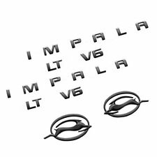 8pcs Fits 2014-2020 Impala Lt V6 Body Emblem Badge Kit 84301582gloss Black