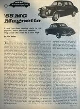 1954 Road Test Mg Magnette Illustrated