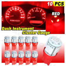 Dash Cluster Gauge Red Led Light Bulb Kit Fit 92-96 Ford F150 F250 F350 Bronco
