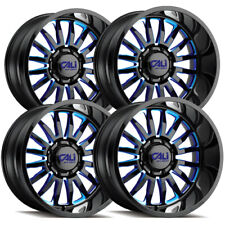 4 Cali Off-road 9110 Summit 24x14 8x180 -76mm Blackblue Wheels Rims 24 Inch