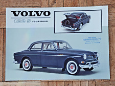 1962-1963 Volvo 122s Dark Gray 4 Door Sales Brochure Sheet Excellent Original
