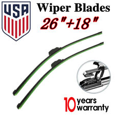 Oem Quality Windshield Wiper Blades Streak-free Spotless 26inch18inch 2 In Pack