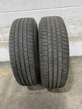 2x P23575r17 Michelin Defender Th 8.532 Used Tires