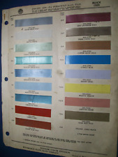 1959 Buick Ditzler Ppg Automotive Car Color Paint Chips Set