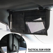 Tactical Molle Vehicle Panel Car Sun Visor Truck Organizer Pouch Bag Pocket