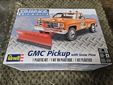 Revell Gmc Pickup With Snow Plow Plastic Model Kit