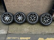 Mercedes 19 Staggered Set 4 Diamond Cut Alloy Wheels And Tyres