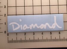 Diamond Supply Logo 6 White Vinyl Decal Sticker - Buy One Get One