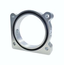 Torque Solution Throttle Body Spacer Silver Fit Ford F-150 3.5l Ecoboost3.7l V6