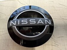 New Oem Nissan Center Cap - New Style Black Gloss White Outline See List