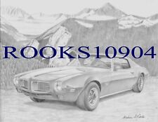 1970 Pontiac Firebird Classic Car Art Print