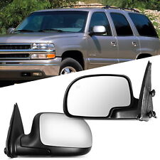 Set For Chevy Gmc Truck Chrome Heated Power Side View Mirrors Leftright Pair