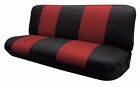 Mesh Blackred Full Size Bench Seat Cover Fit Most Vintage Classic Car Trucks