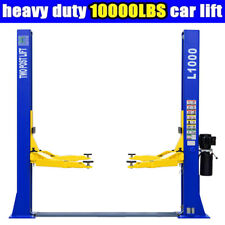 2 Post Car Lift 10000 Lb Capacity L1000 Auto Truck Hoist Open Top