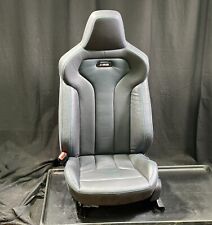 Bmw F87 M2 Competition Front Left M Sport Seat Black Leather W Blue Stitching