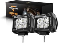 Auxbeam 4 18w Led Work Light Bar Pods Spot Cube Fog Driving Offroad Suv Atv Utv