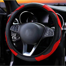 For Hyundai Car 15 Durable Leather Steering Wheel Cover Breathable Anti-slip