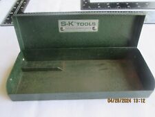 Vintage S-k Tools Green Metal Toolbox 7 X 2-34 X 1-14 Made In Usa Tool Box