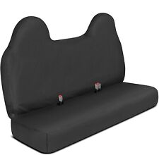 Black Seat Cover High Back Headrest F-series Full Size Front Bench Neoprene