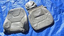 01-04 Volvo S60 Oem Lite Beige Arena Driver Left Side Leather Seat Covers 3 Pcs.