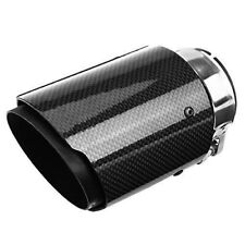 2.5-inch Carbon Fiber Exhaust Head Led Light Silencer Head Modification Pipe