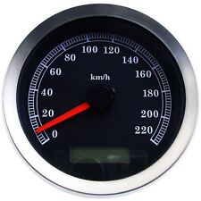 Drag Specialties Speedometer Black Kph Xl 2210-0460