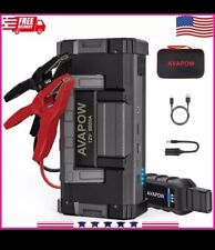 Avapow 6000a Car Battery Jump Starterfor All Gas Or Up To 12l Diesel Powerful