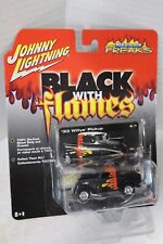 1933 Willys Pickup   2005 Johnny Lightning Black With Flames  164