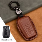 For Toyota Camry Prius Rav4 Corolla Genuine Leather Remote Key Case Cover Holder