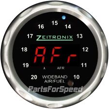 Zeitronix Zr-1 Air Fuel Ratio Gauge For Wideband Silver Red Led